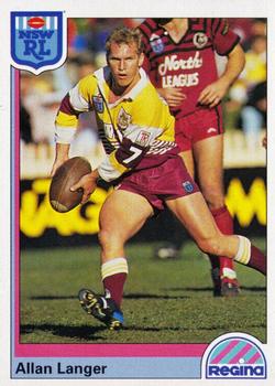 1992 Regina NSW Rugby League #159 Allan Langer Front